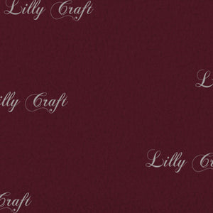 Lilly Craft Solid Color Burgundy Fleece Anti-Pill FABRIC 58-60" Wide Sold by the Yard