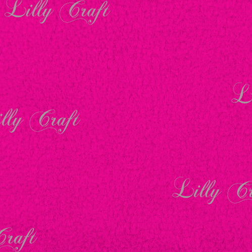 Lilly Craft Solid Color Fuchsia Fleece Anti-Pill FABRIC 58-60