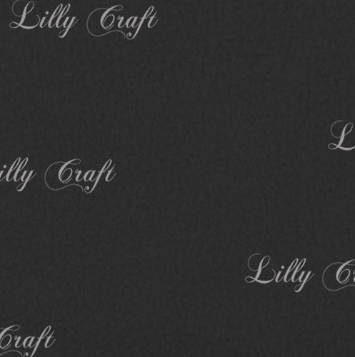 Lilly Craft Solid Color Black Fleece Fabric - 58-60