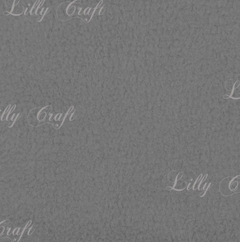 Lilly Craft Solid Color Heather Gray Fleece Anti-Pill FABRIC 58-60