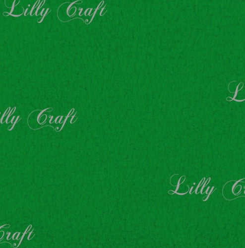 Lilly Craft Solid Color Kelly Green Fleece Anti-Pill FABRIC 58-60