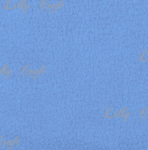 Lilly Craft Solid Color Light Blue Fleece Fabric 58-60