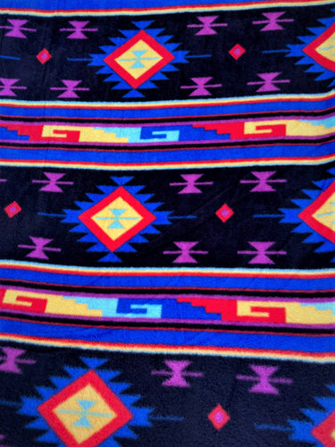 Lilly Craft Southwest Tribal Print Fleece Anti-Pill FABRIC 58-60