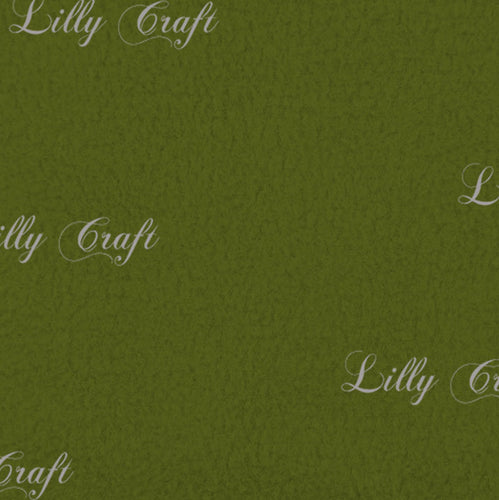 Lilly Craft Solid Color Olive Green Fleece Anti-Pill FABRIC 58-60