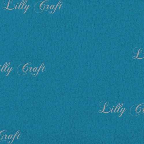 Lilly Craft Solid Color Turquoise Fleece Anti-Pill FABRIC 58-60