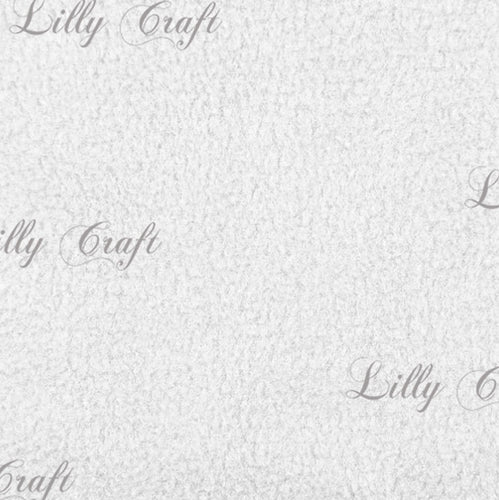 Lilly Craft Solid Color White Fleece Anti-Pill FABRIC 58-60