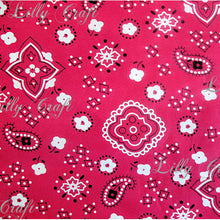Bandana Poly Cotton Fabric - Sold by the Yard - 58" / 59"