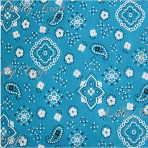 Bandana Poly Cotton Fabric - Sold by the Yard - 58" / 59"