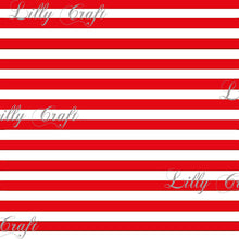 Striped 1/2" Poly Cotton Fabric - Sold By The Yard - 58" / 59"